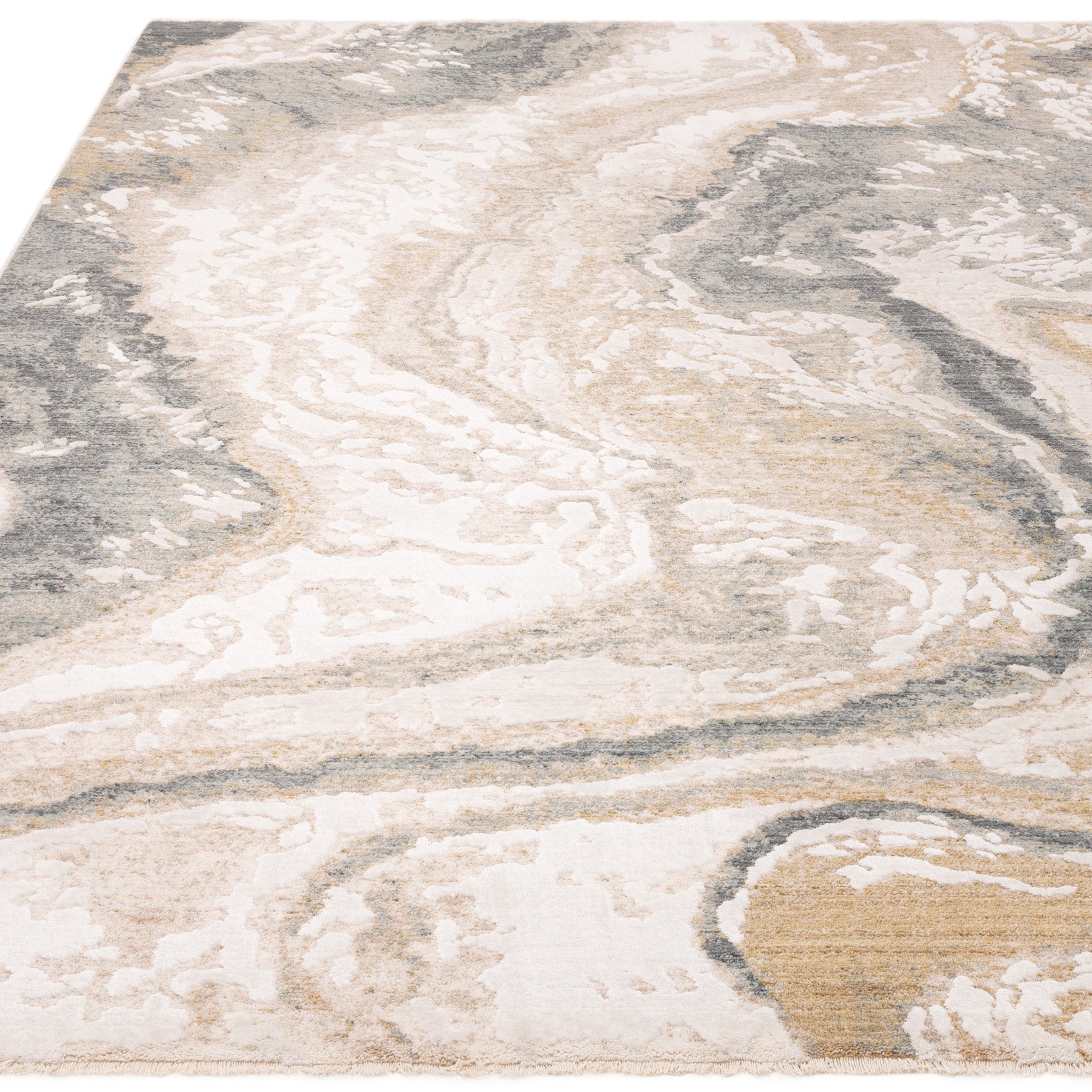 Marble Effect Space Dyed Rug